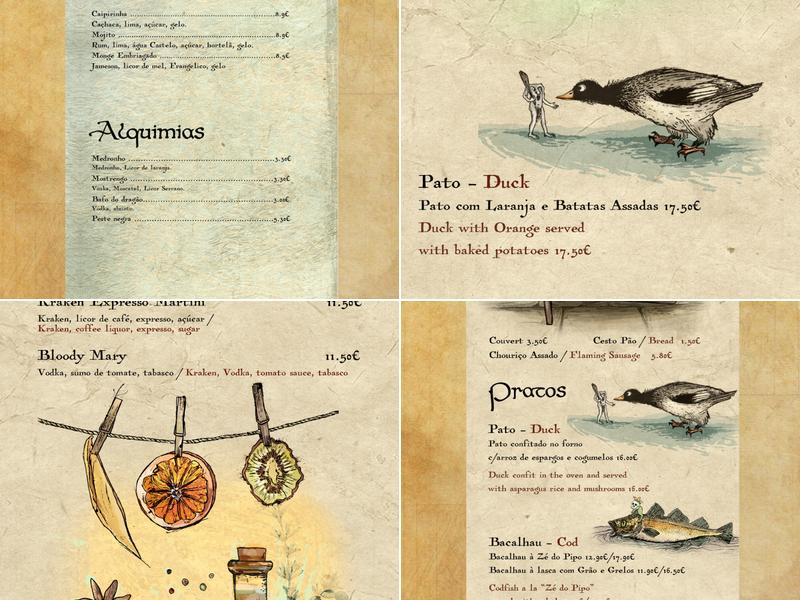 Trobadores - Taberna Medieval Menu