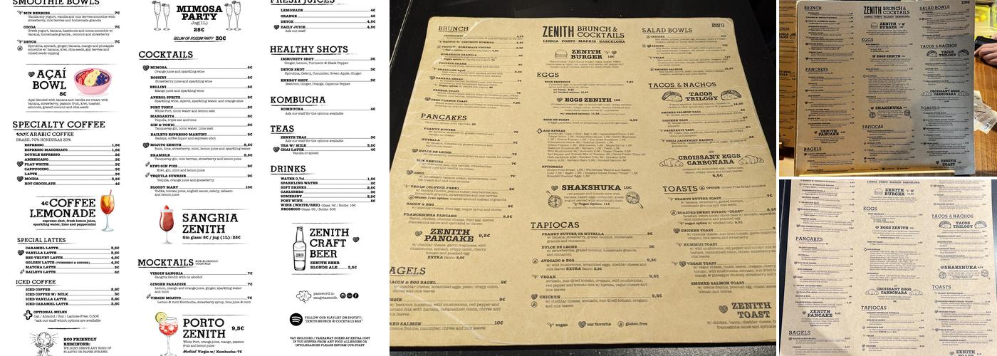 Zenith Menu