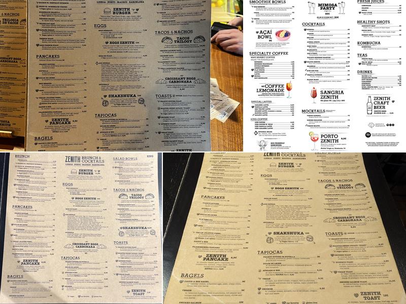Zenith Menu
