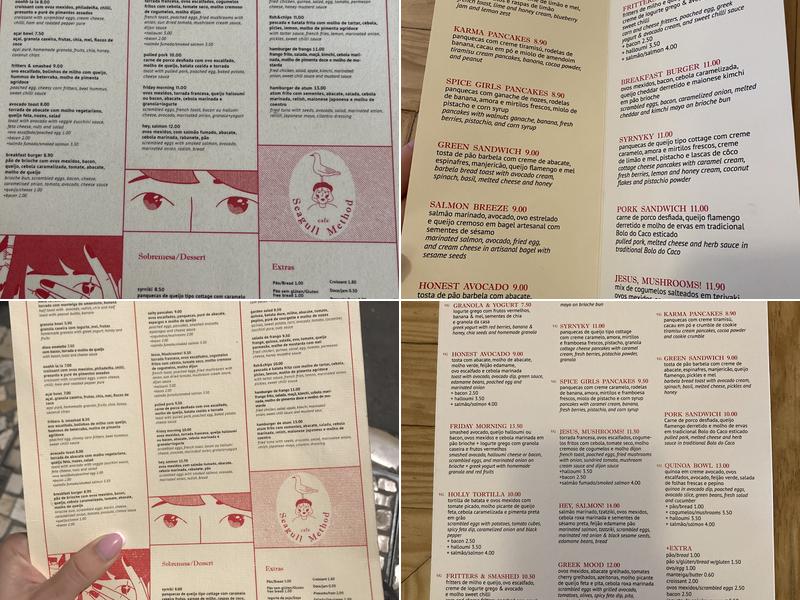 Seagull Method cafe • Brunch cafe (Seagull Method) Menu