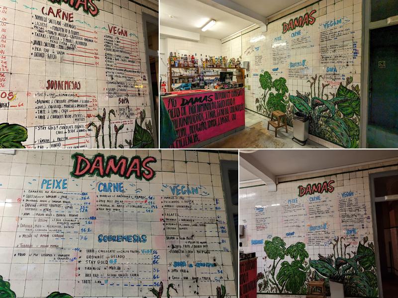 Damas Menu