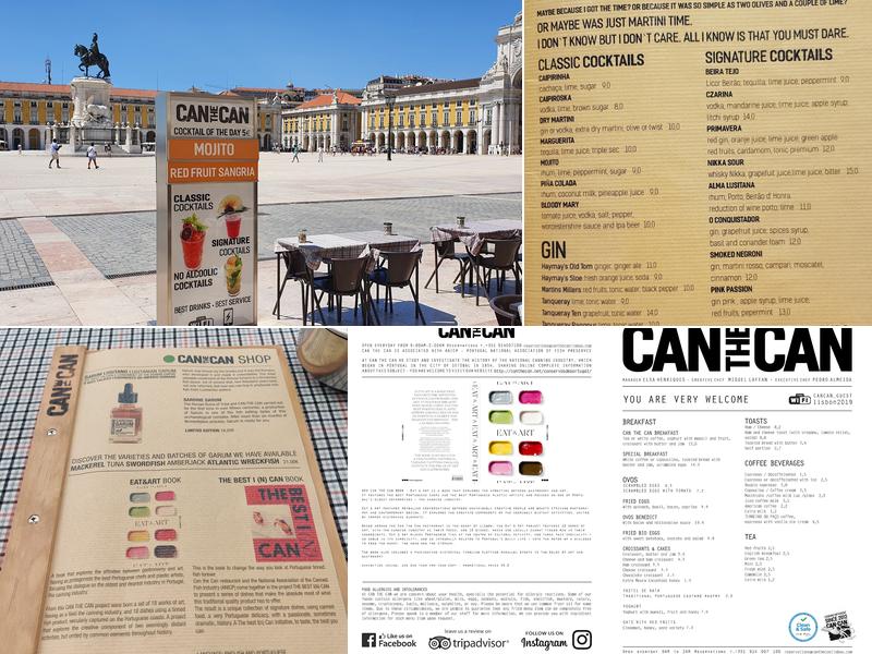 Can the Can Lisboa Menu