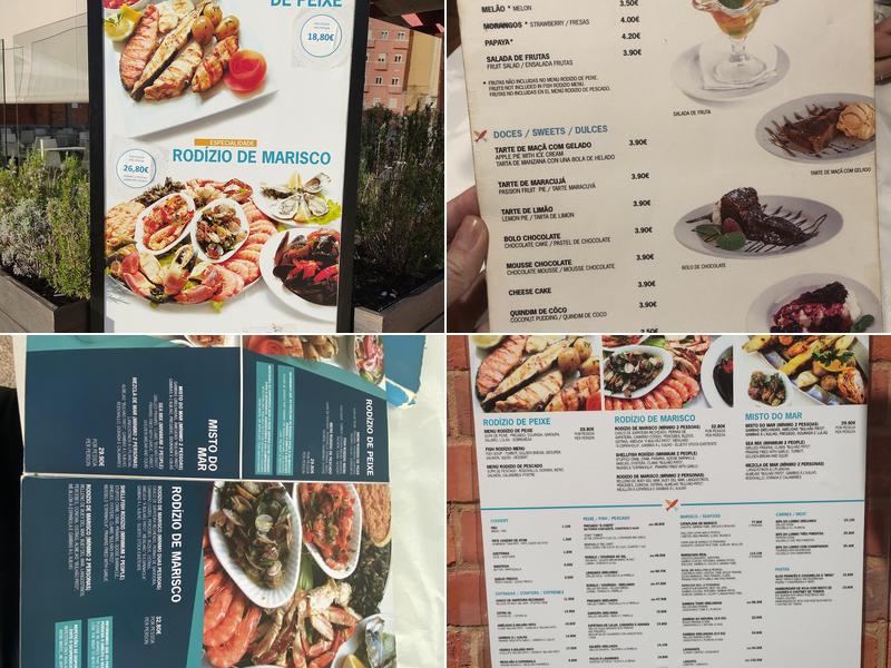 Baía do Peixe - Campo Pequeno Menu