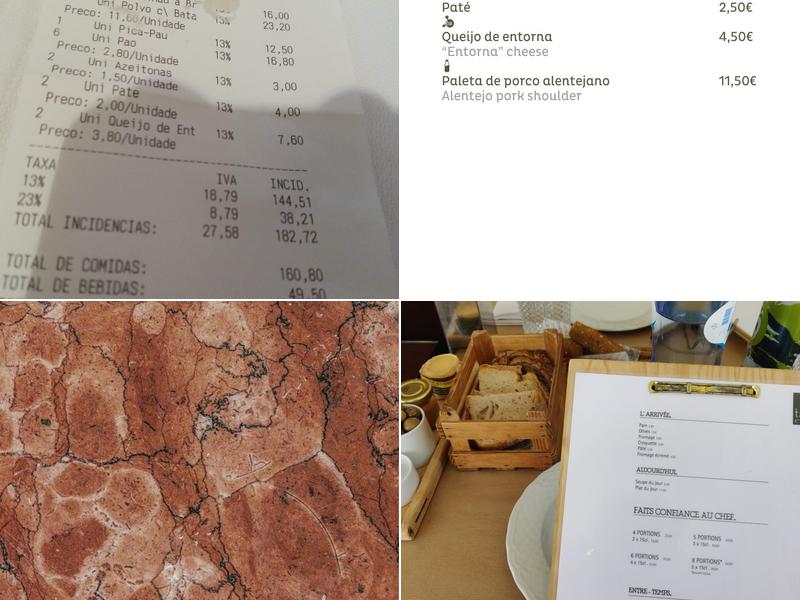 Tasca da Esquina Menu