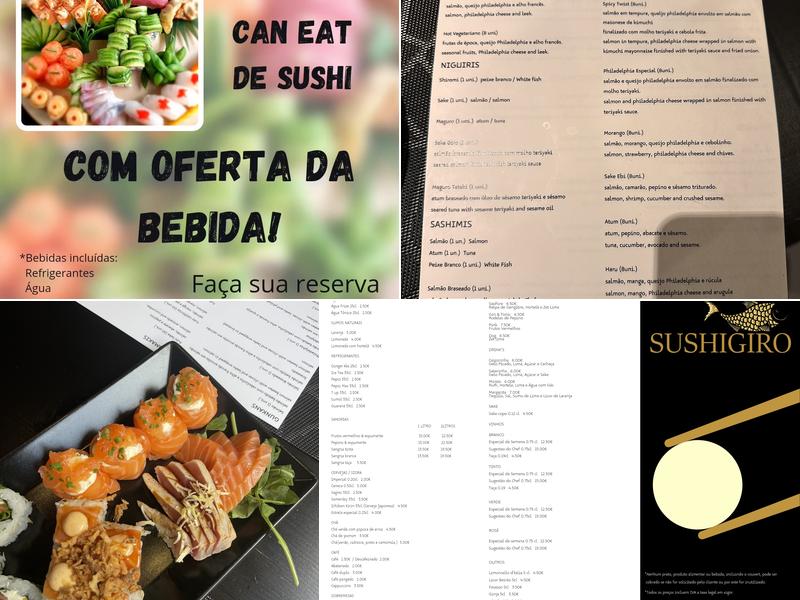 GIRO Sabores do Mundo (SUSHIGIRO) Menu