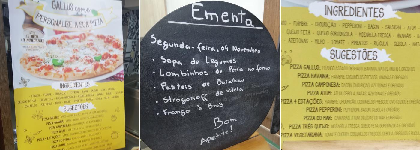 Gallus.Come Menu