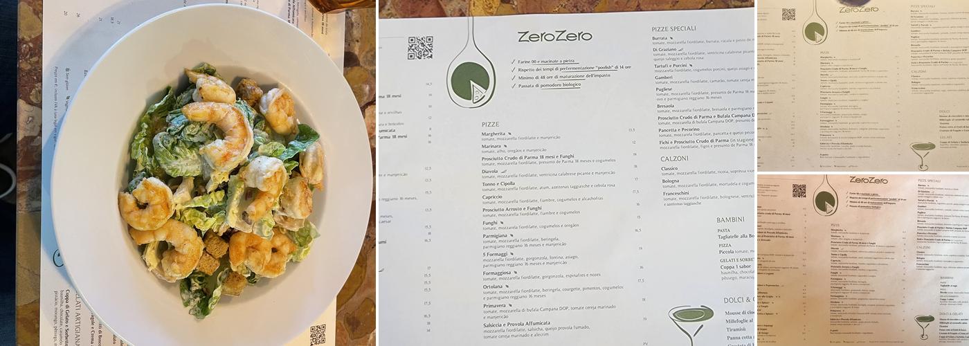 ZeroZero Parque das Nações (ZeroZero) Menu