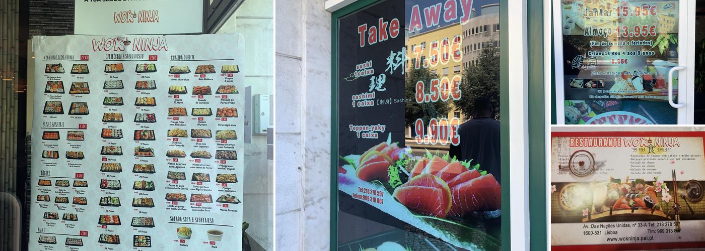 Wok Ninja (Wok Ninja Telheiras) Menu