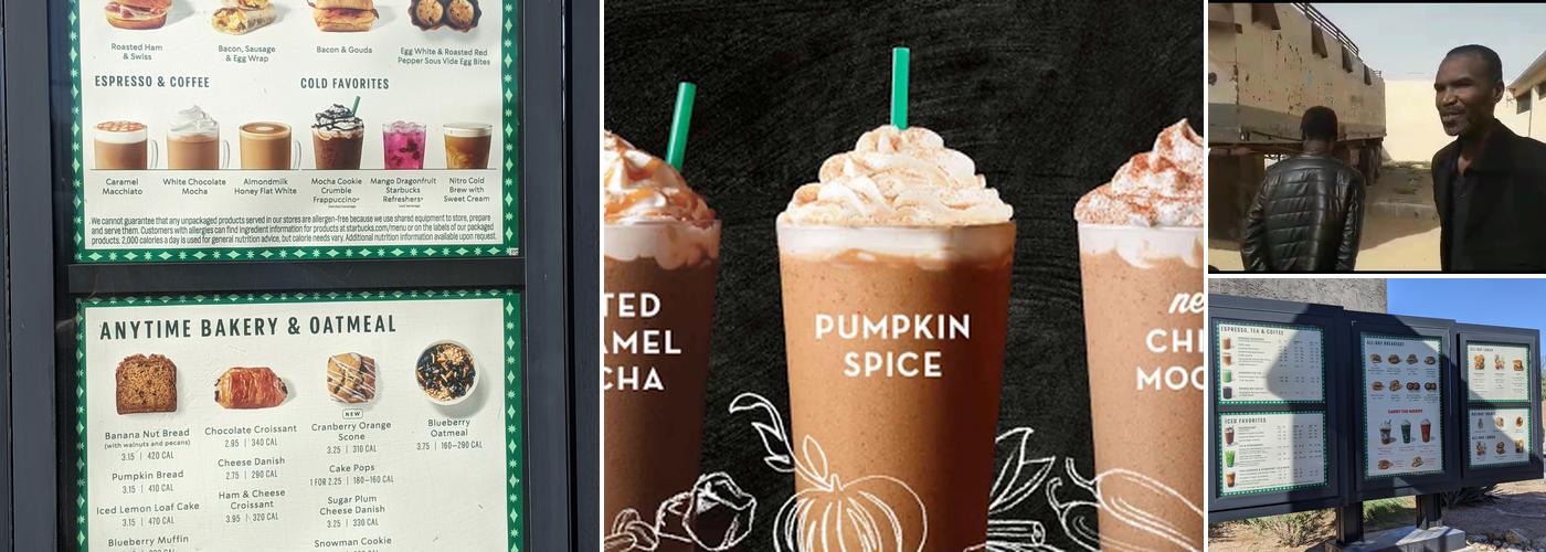 Starbucks Menu