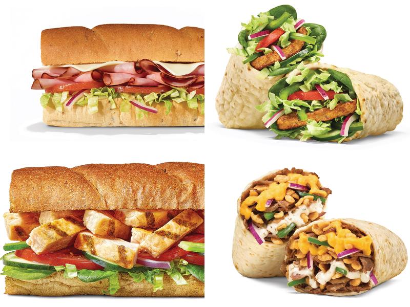 Subway Menu