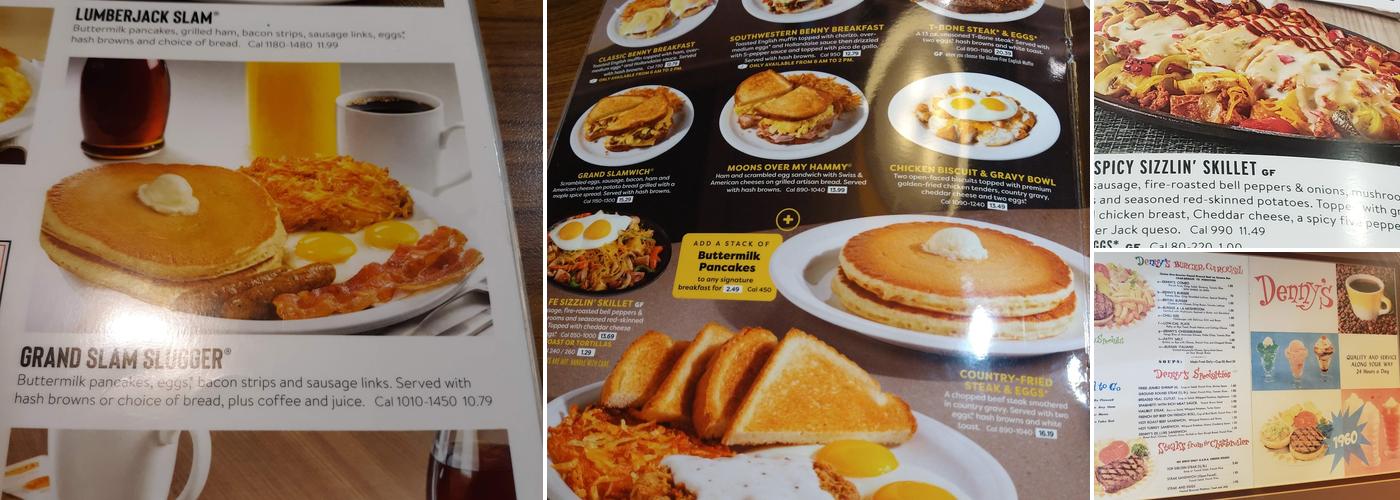 Denny's Menu