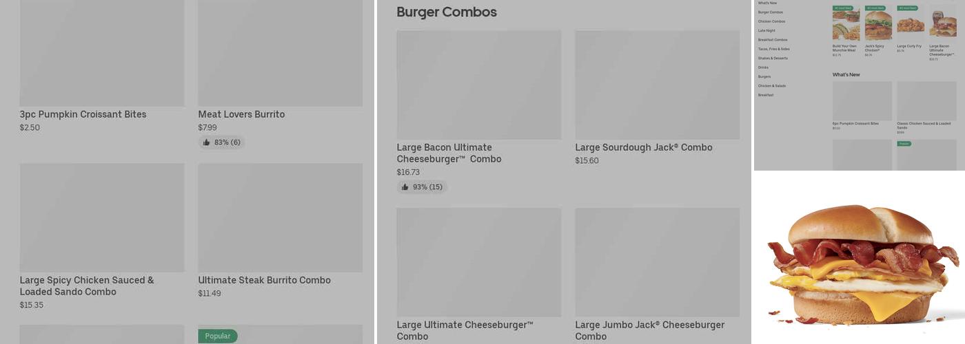 Jack in the Box Menu