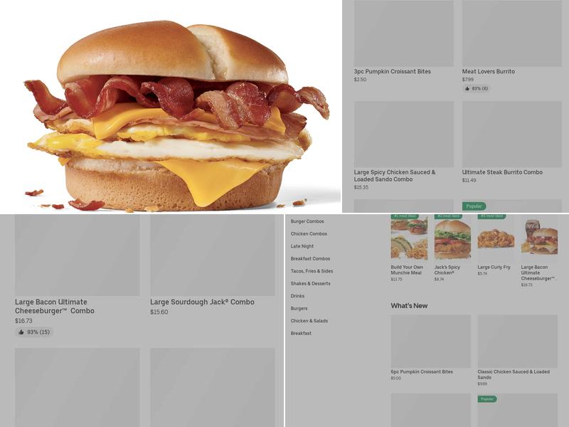 Jack in the Box Menu