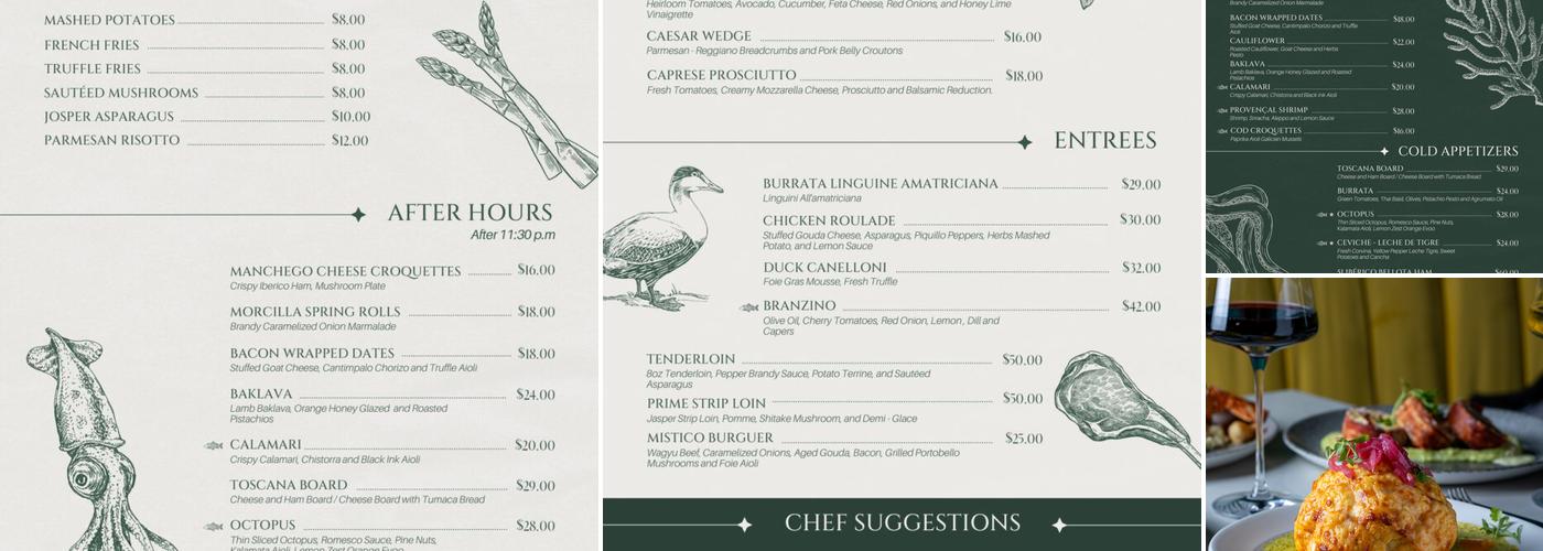 Místico Menu