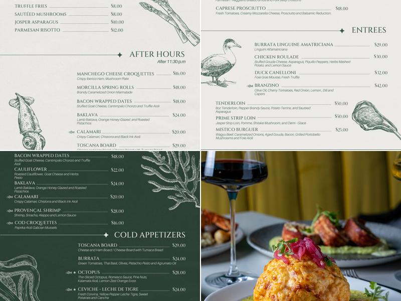 Místico Menu