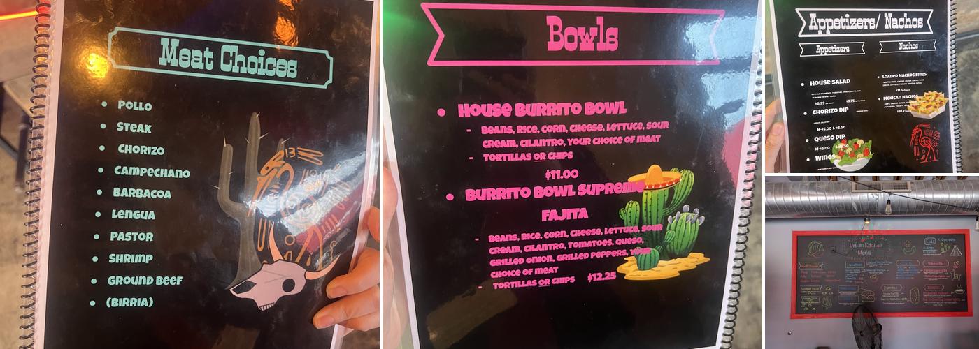 Tacos Luna y Mas Menu