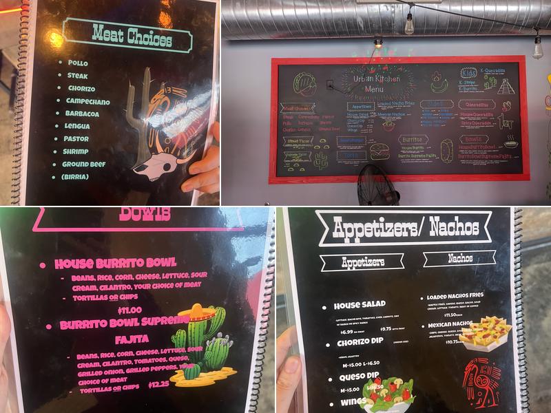 Tacos Luna y Mas Menu