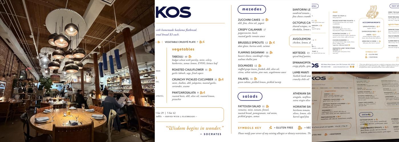 Nikos Menu
