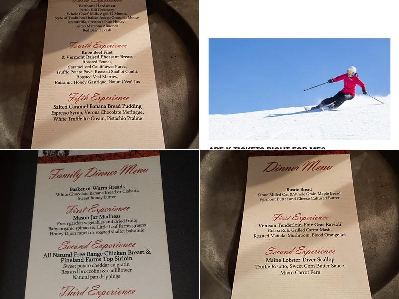 Ledgewood Yurt Menu