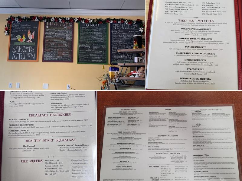 Sarom's Southern Kitchen Menu