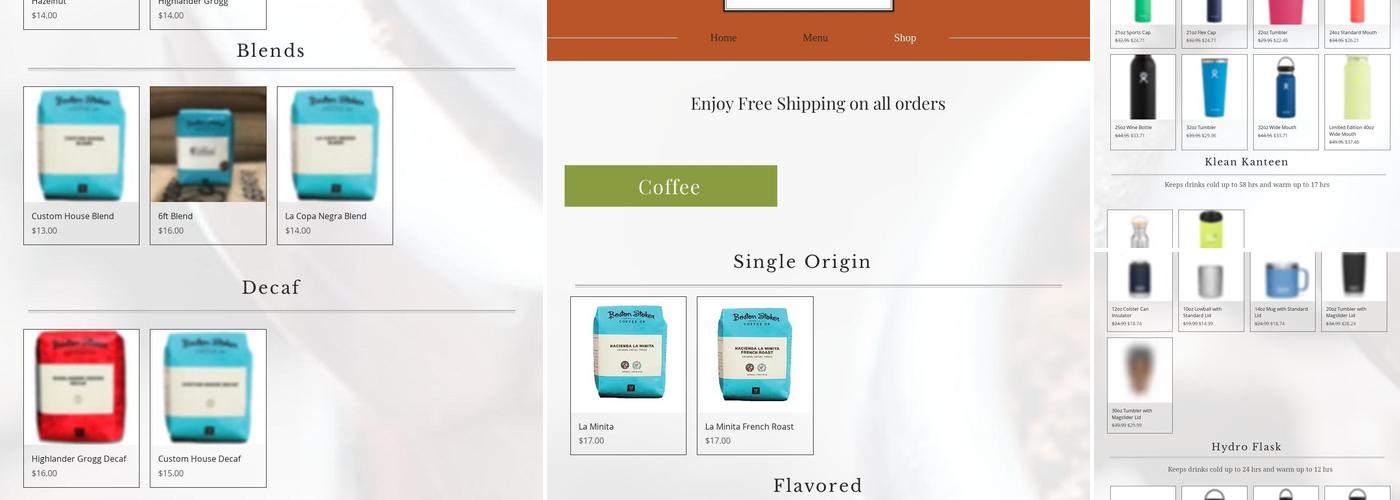 Noble Tree Cafe Menu