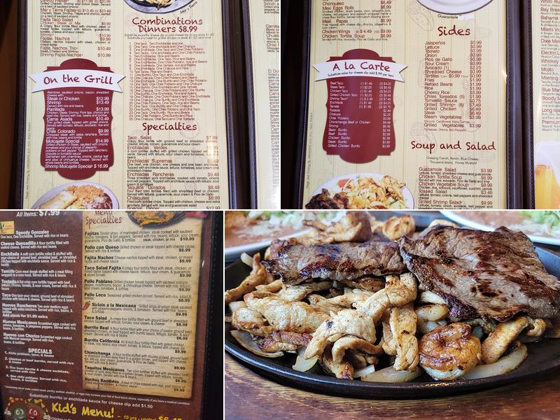 El Dorado Mexican Restaurant Menu