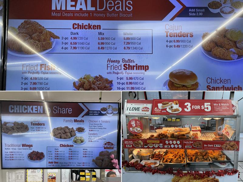 Krispy Krunchy Chicken Menu