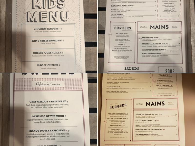 Forrestal Grille Princeton Menu