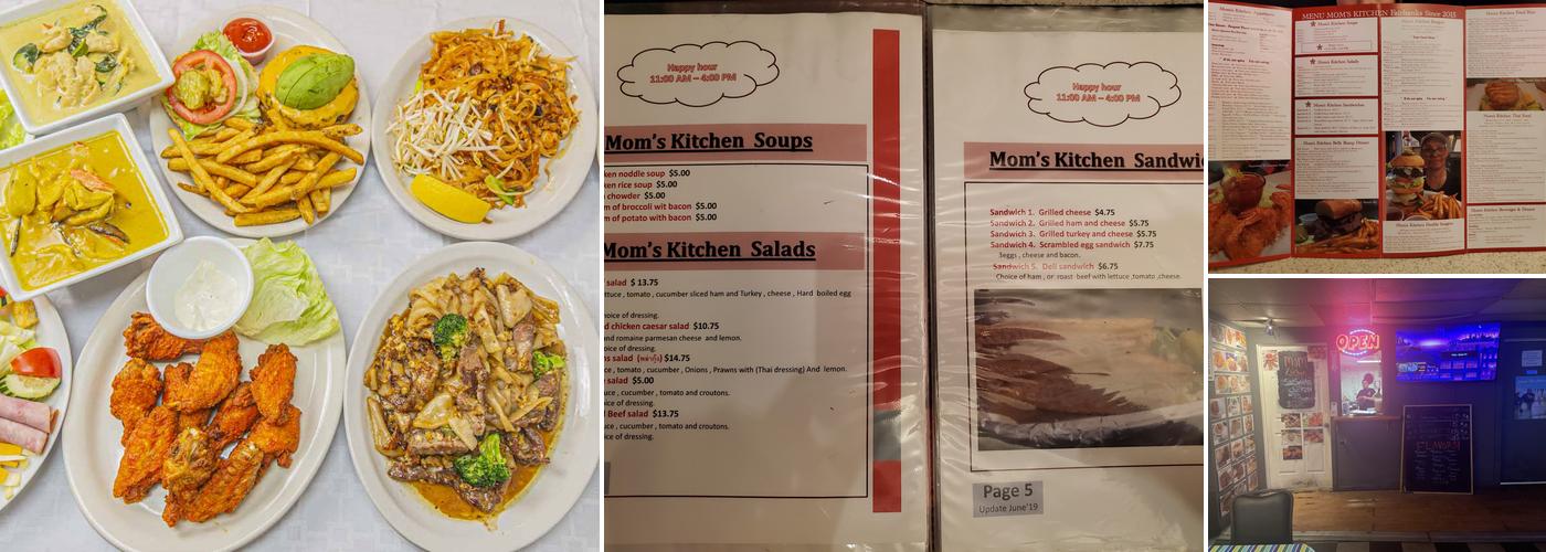Mom's Kitchen Menu
