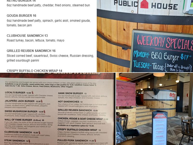 The Local Public House Menu