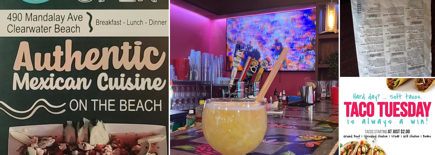 Tacos, Tequila & Rum Menu