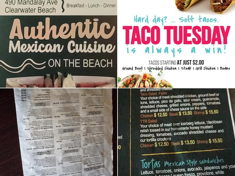 Tacos, Tequila & Rum Menu