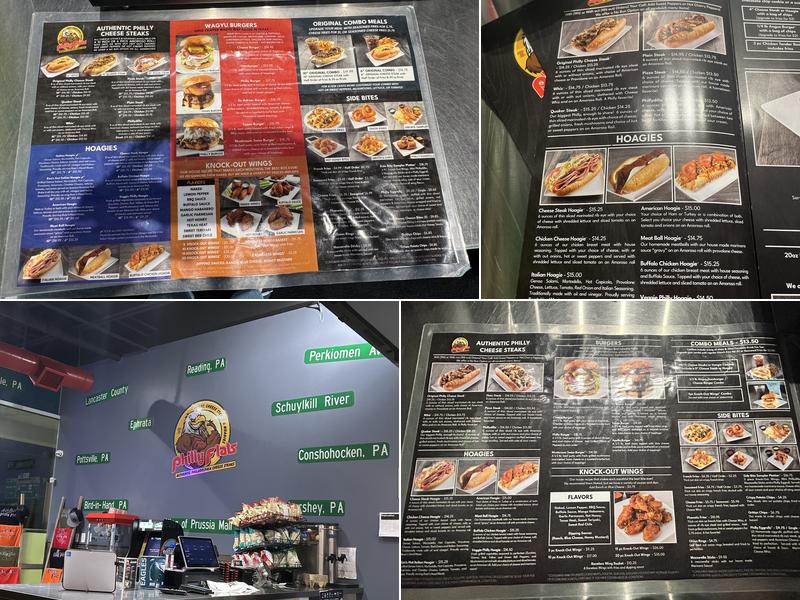 Philly Flats Menu
