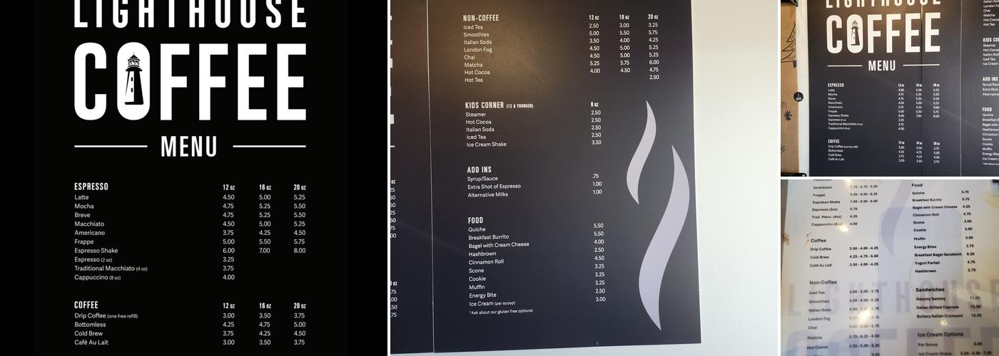 Lighthouse Coffee Menu