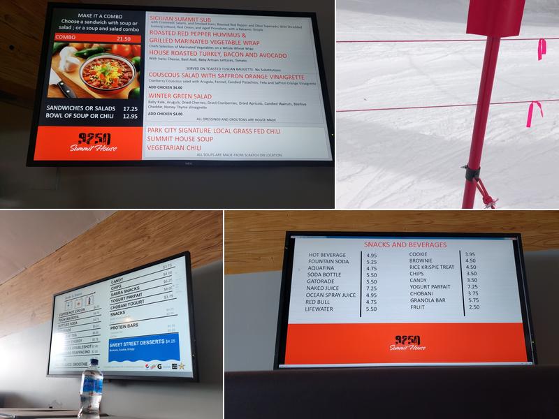 Summit House Menu