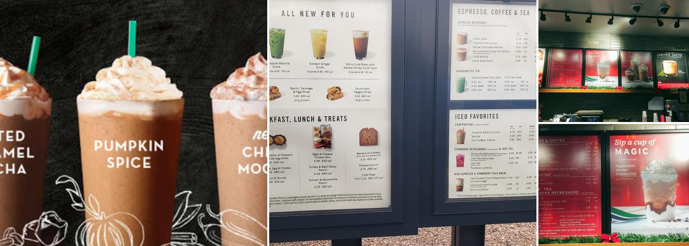 Starbucks Menu