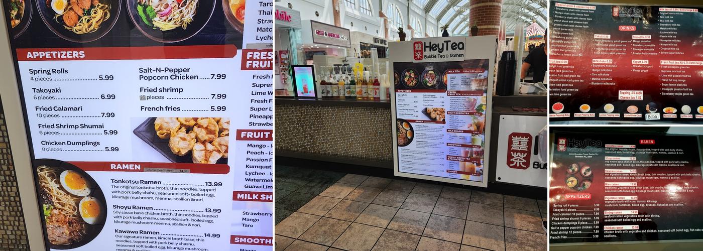 HeyTea Menu