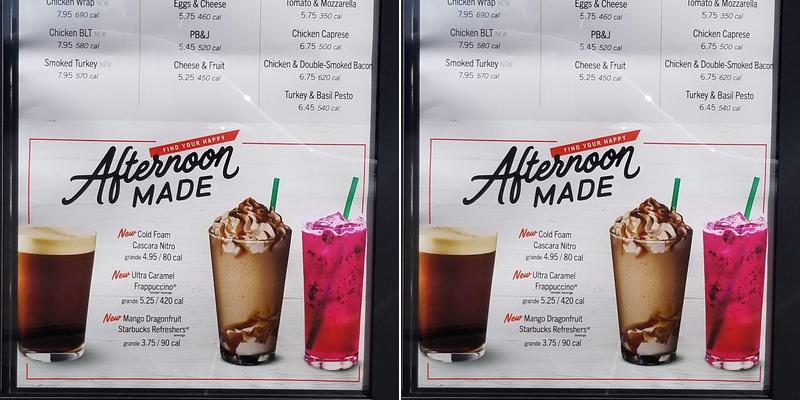 Starbucks Menu