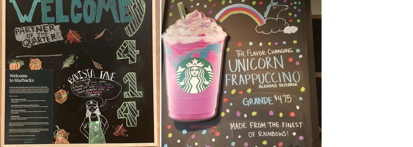 Starbucks Menu