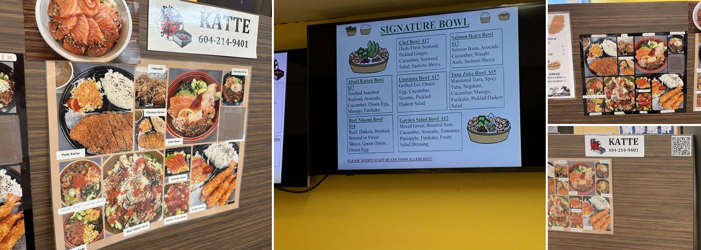 Katte Menu