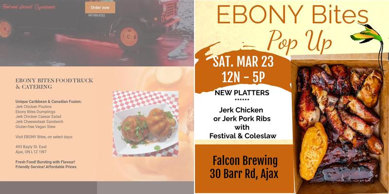 EBONY Bites Menu