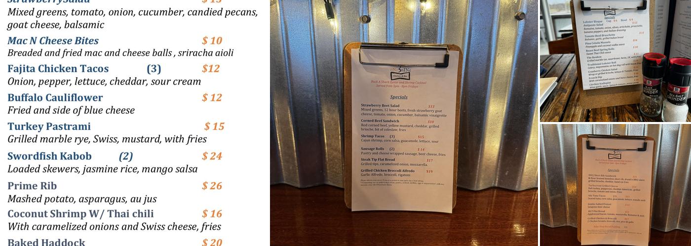 oNe 3 nINe Kitchen & Bar Menu