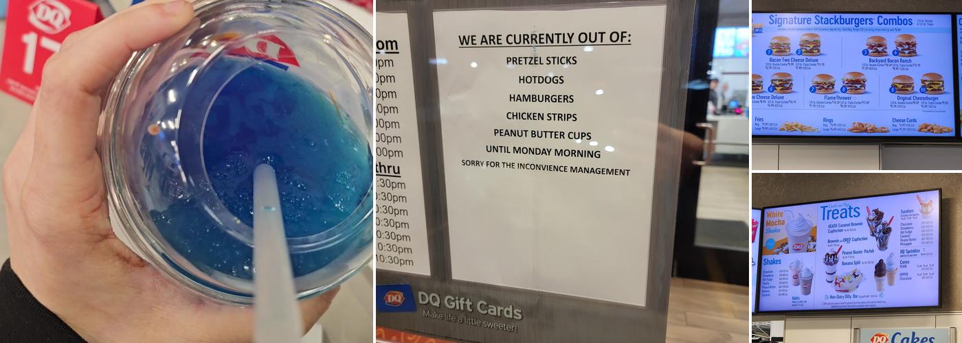 Dairy Queen Grill & Chill Menu