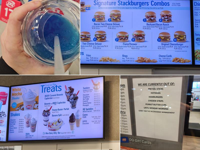 Dairy Queen Grill & Chill Menu