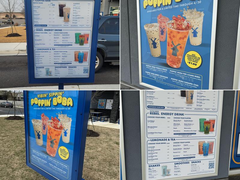 Dutch Bros Coffee Menu