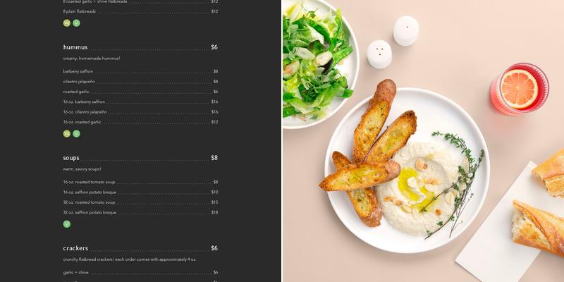 Moonfire Kitchen Menu