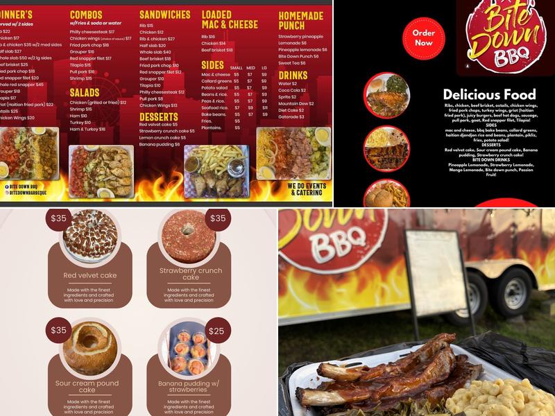 BITE DOWN BBQ LLC Menu