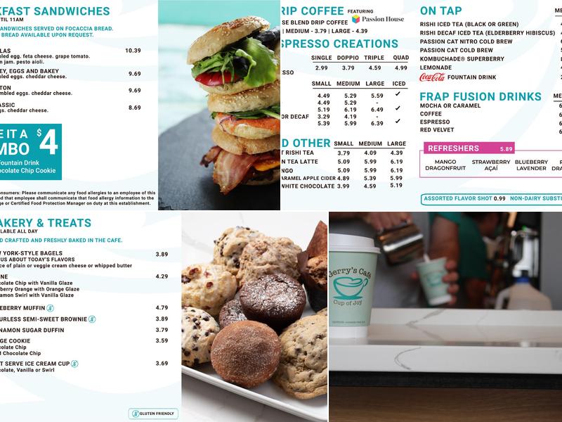 Gerry's Cafe Menu
