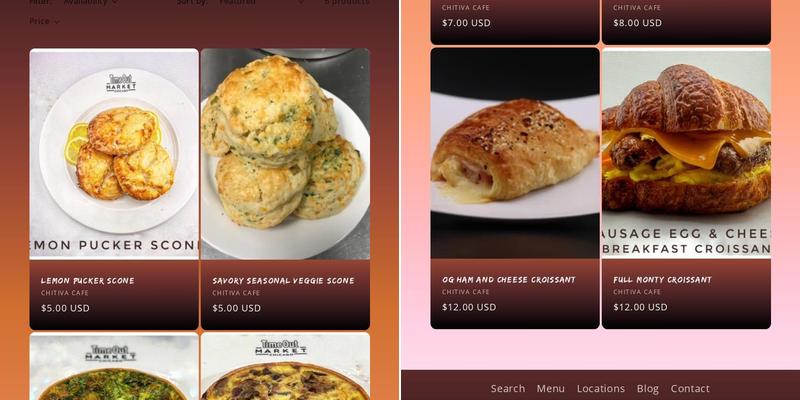 Chitiva Cafe Worth Menu