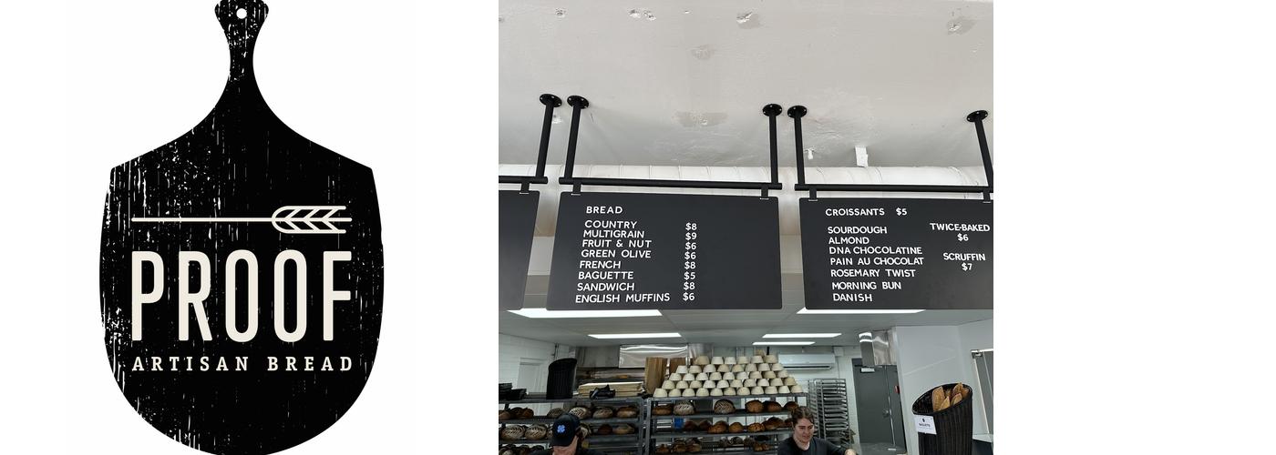 Proof Bread Menu